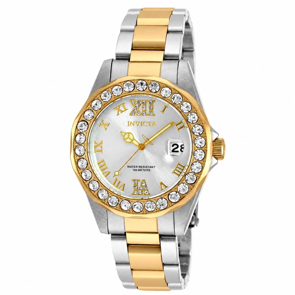 New Invicta Pro Diver Velamark Women's Watch - 38mm, Steel, Gold (20215)